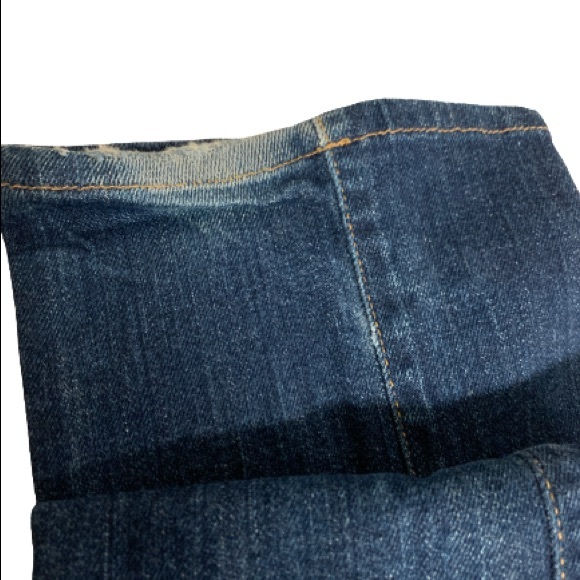 GF FERRE Refined Straight Leg Italian Blue Jeans Sz 26 - Picture 5 of 11